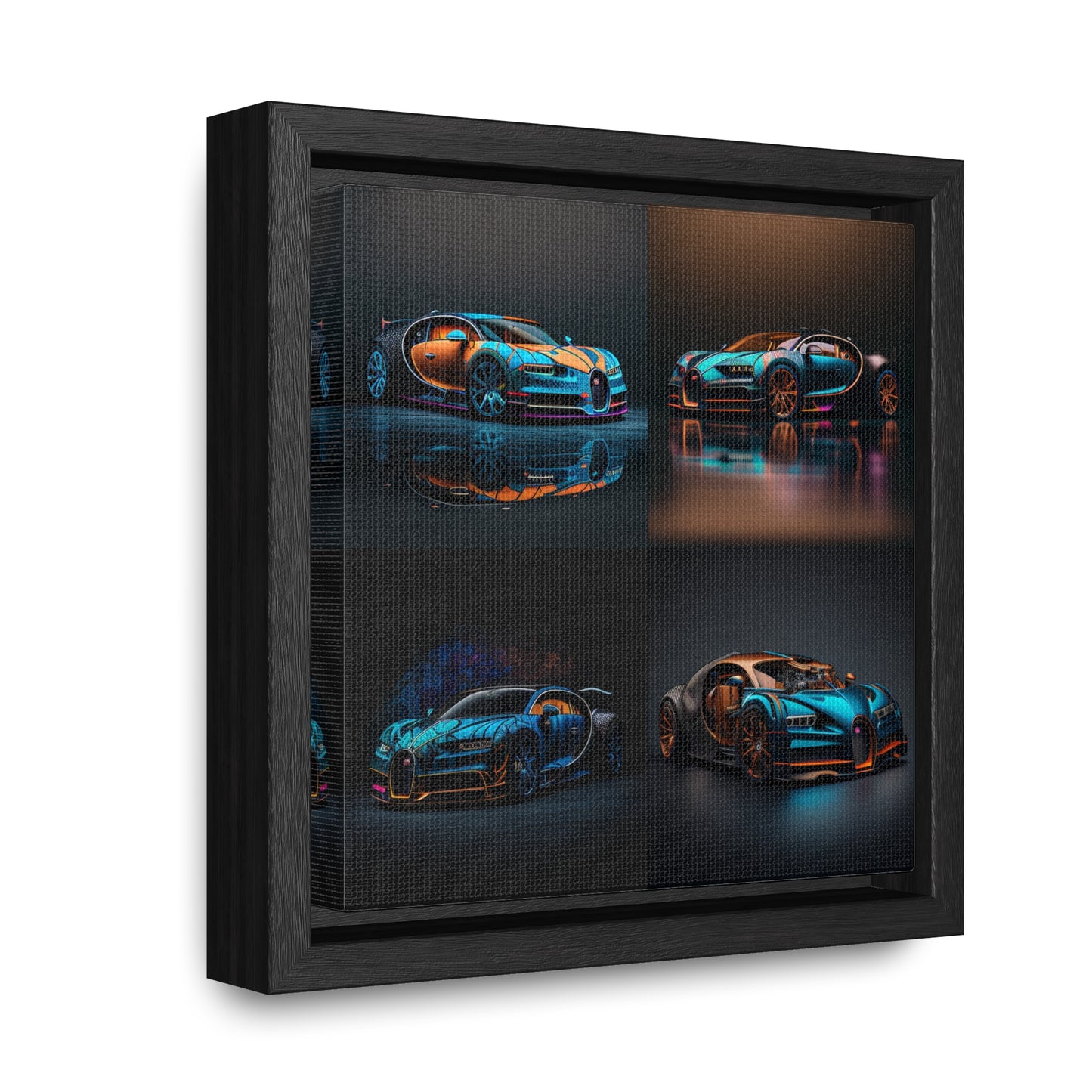 Gallery Canvas Wraps, Square Frame Bugatti Blue 5