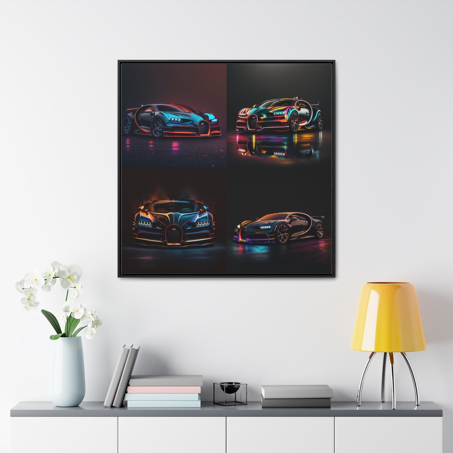 Gallery Canvas Wraps, Square Frame Bugatti Chiron Super 5