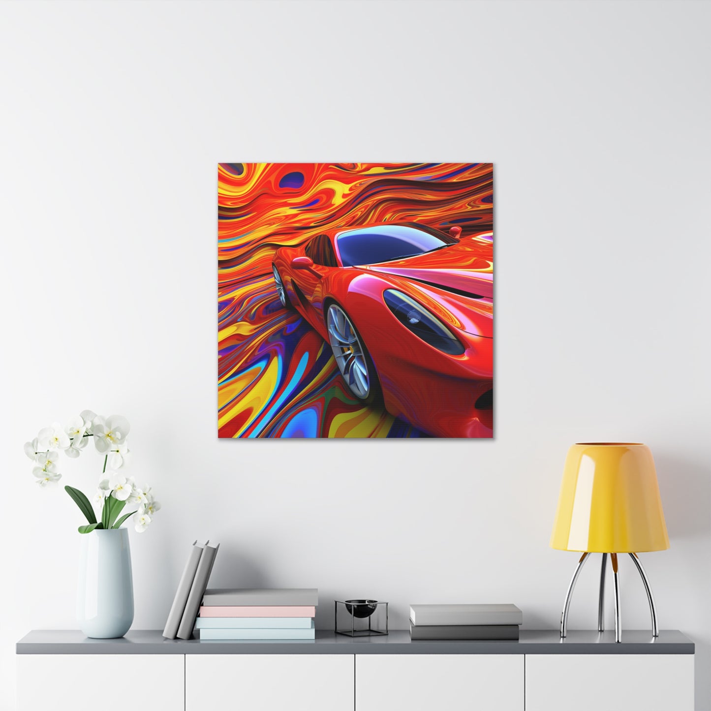 Canvas Gallery Wraps Ferrari Water Fusion 4