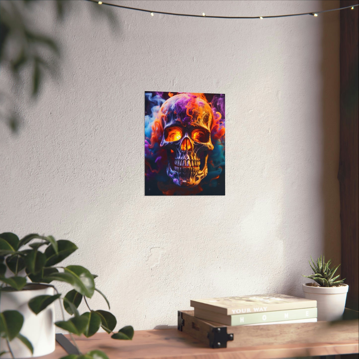 Premium Matte Vertical Posters Macro Skull 2