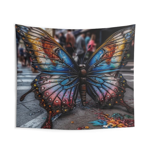 Indoor Wall Tapestries Liquid Street Butterfly 4