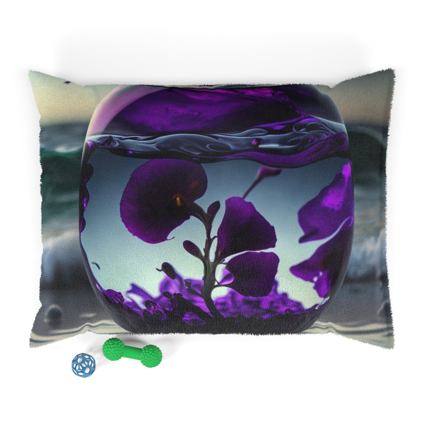 Pet Bed Purple Sweet pea in a vase 4