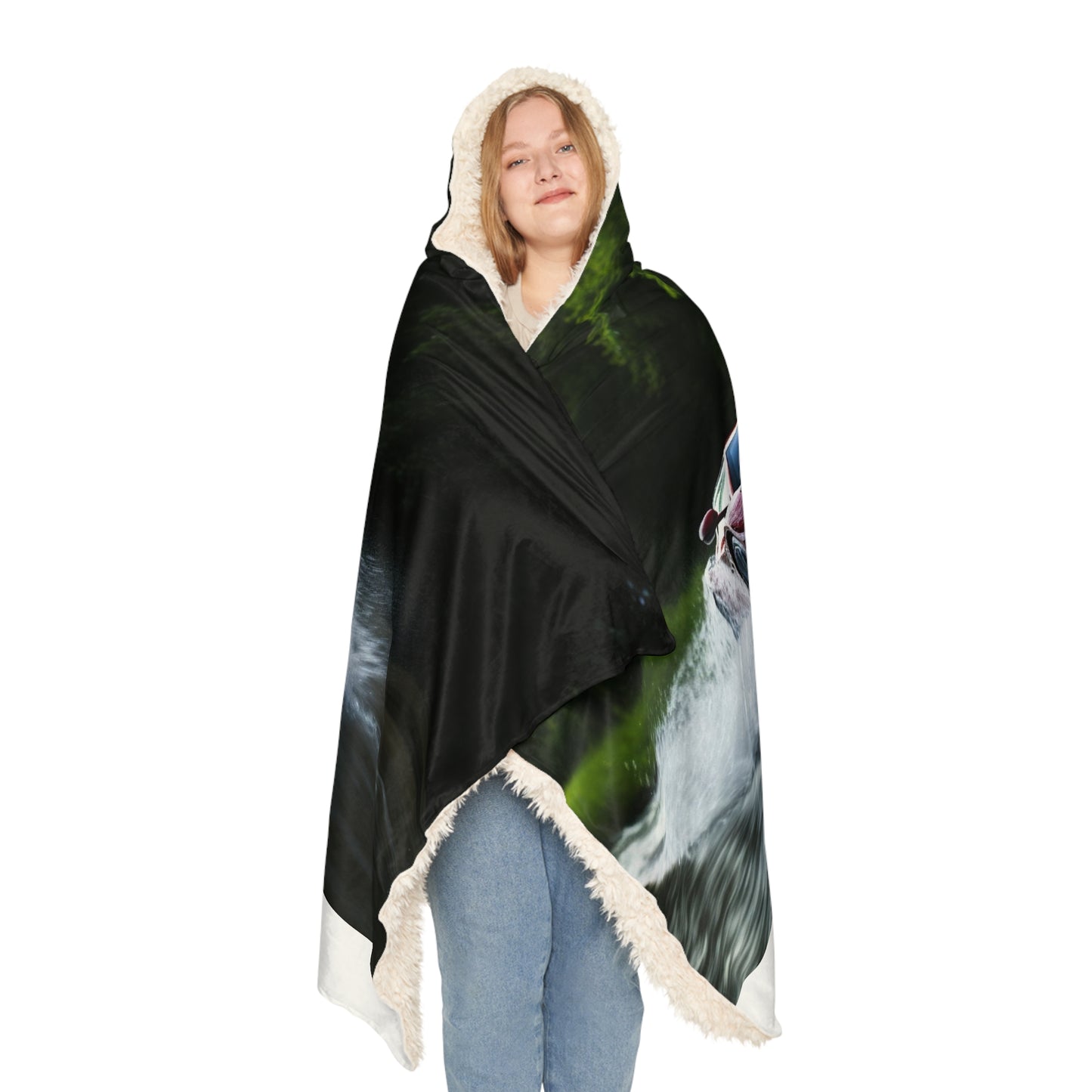 Snuggle Hooded Blanket Water Ferrari Splash 1