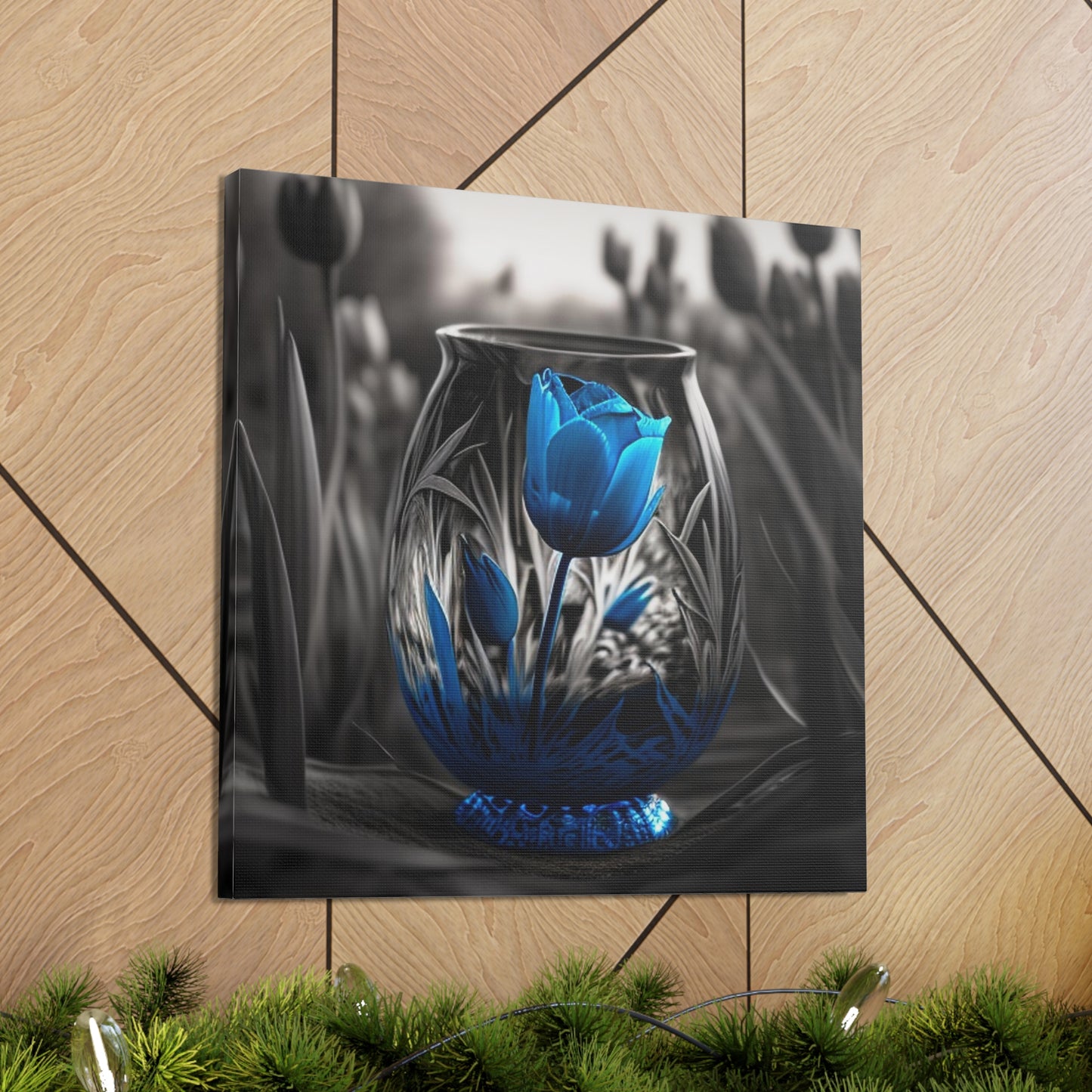 Canvas Gallery Wraps Tulip Blue 3