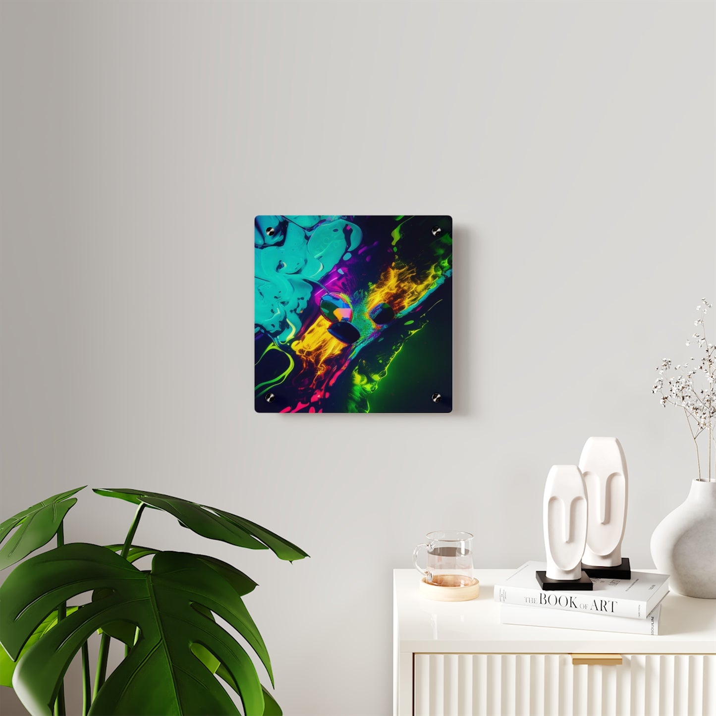 Acrylic Wall Art Panels Florescent Glow 4