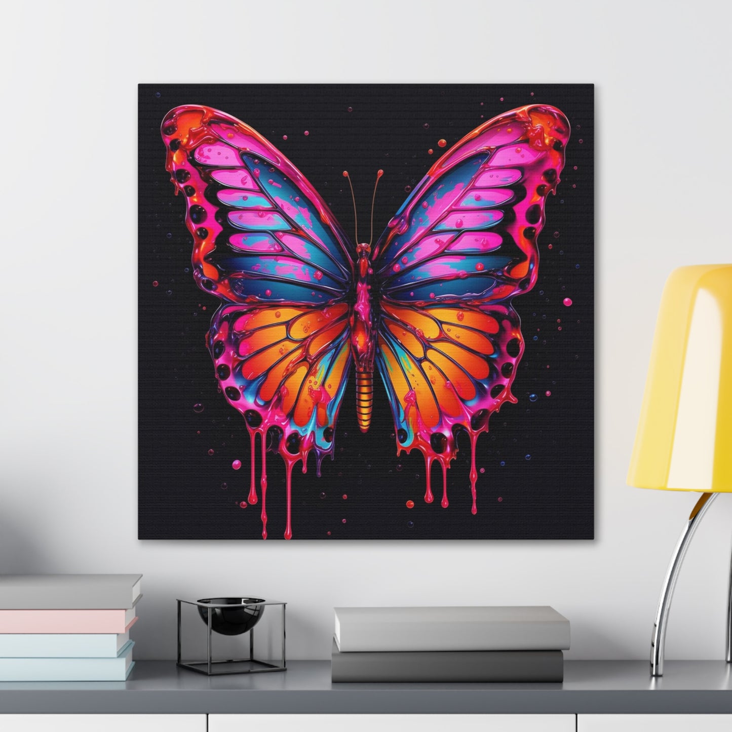 Canvas Gallery Wraps Pink Butterfly Flair 1
