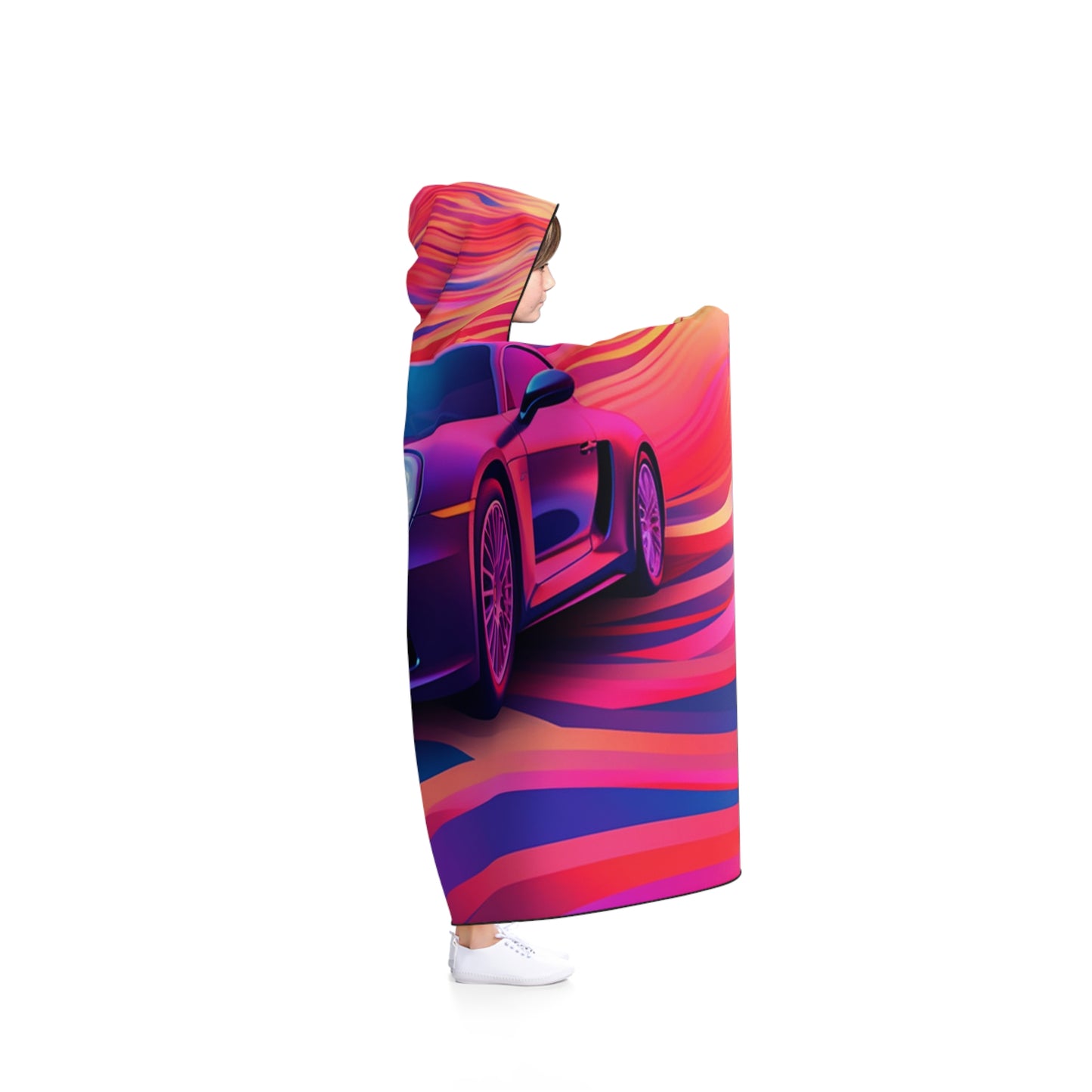 Hooded Blanket Porsche Water Fusion 3