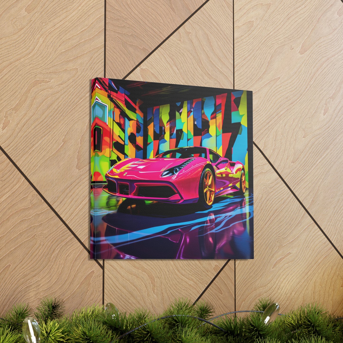 Canvas Gallery Wraps Ferrari Flair Macro 1