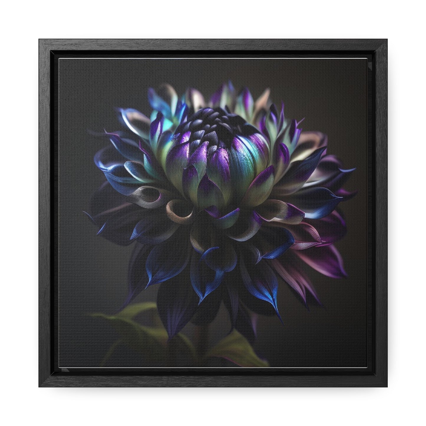 Gallery Canvas Wraps, Square Frame Dahlia Purple 4