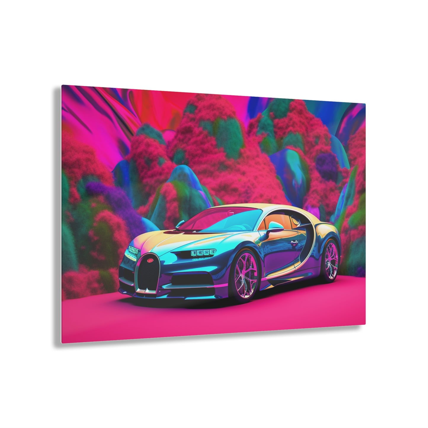 Acrylic Prints Florescent Bugatti Flair 4