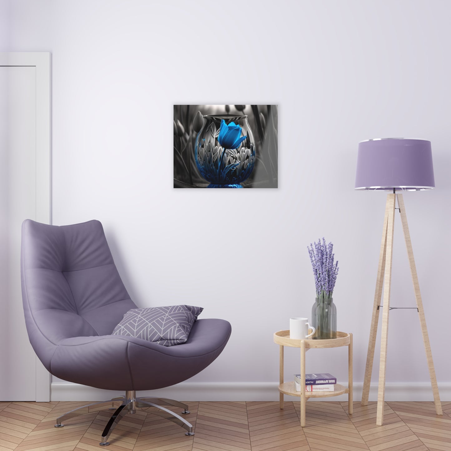 Acrylic Prints Tulip Blue 1