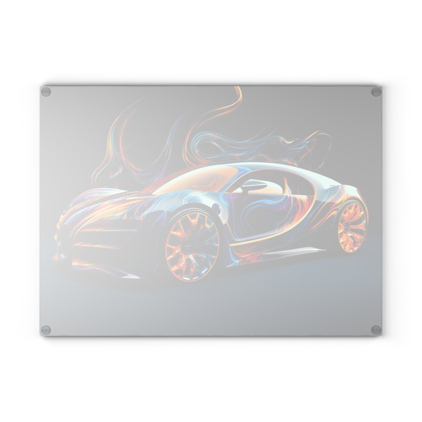 Glass Cutting Board Bugatti Abstract Flair 2