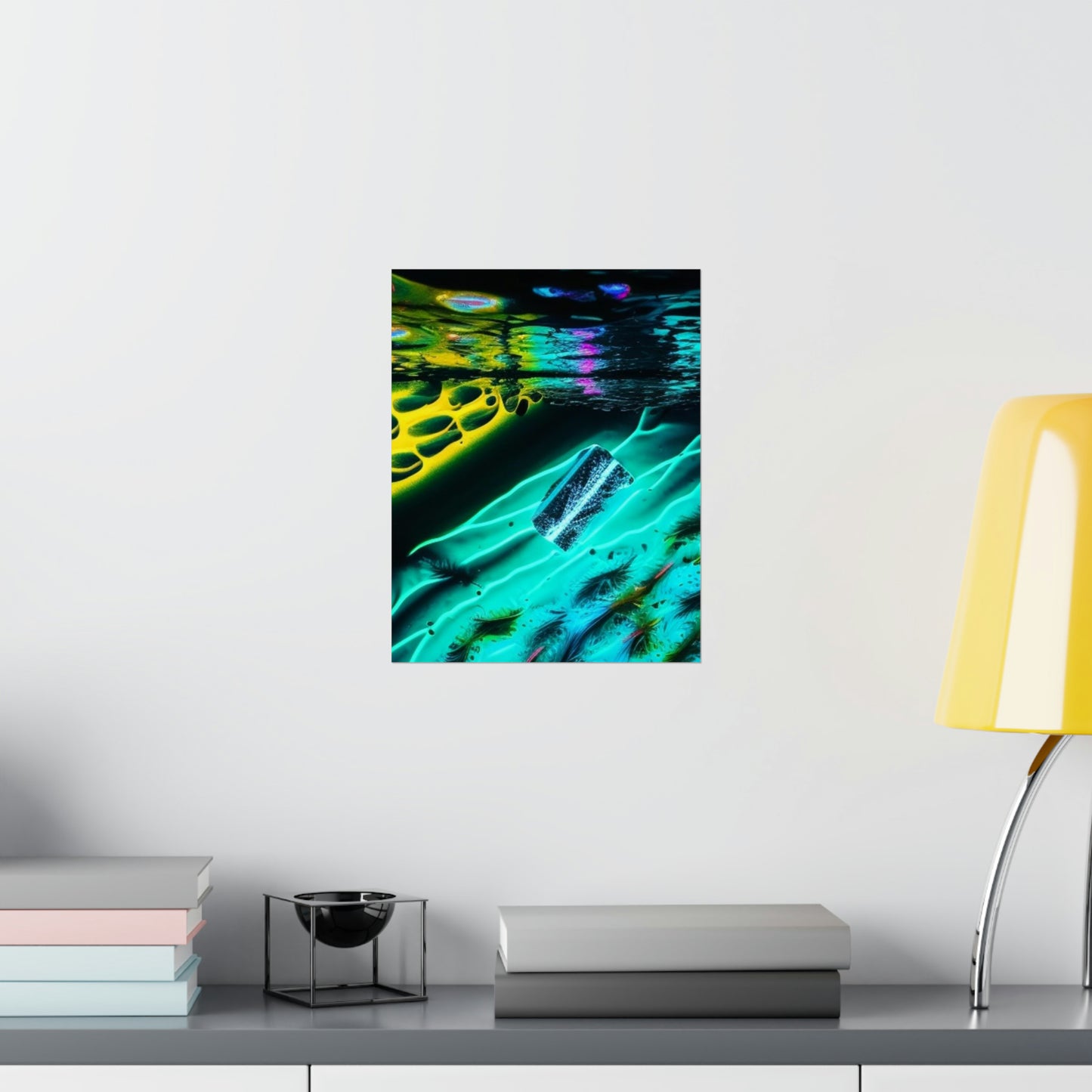 Premium Matte Vertical Posters Florescent Glow 2