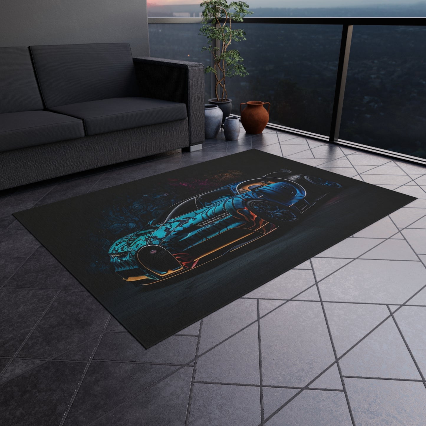 Outdoor Rug  Bugatti Blue 3