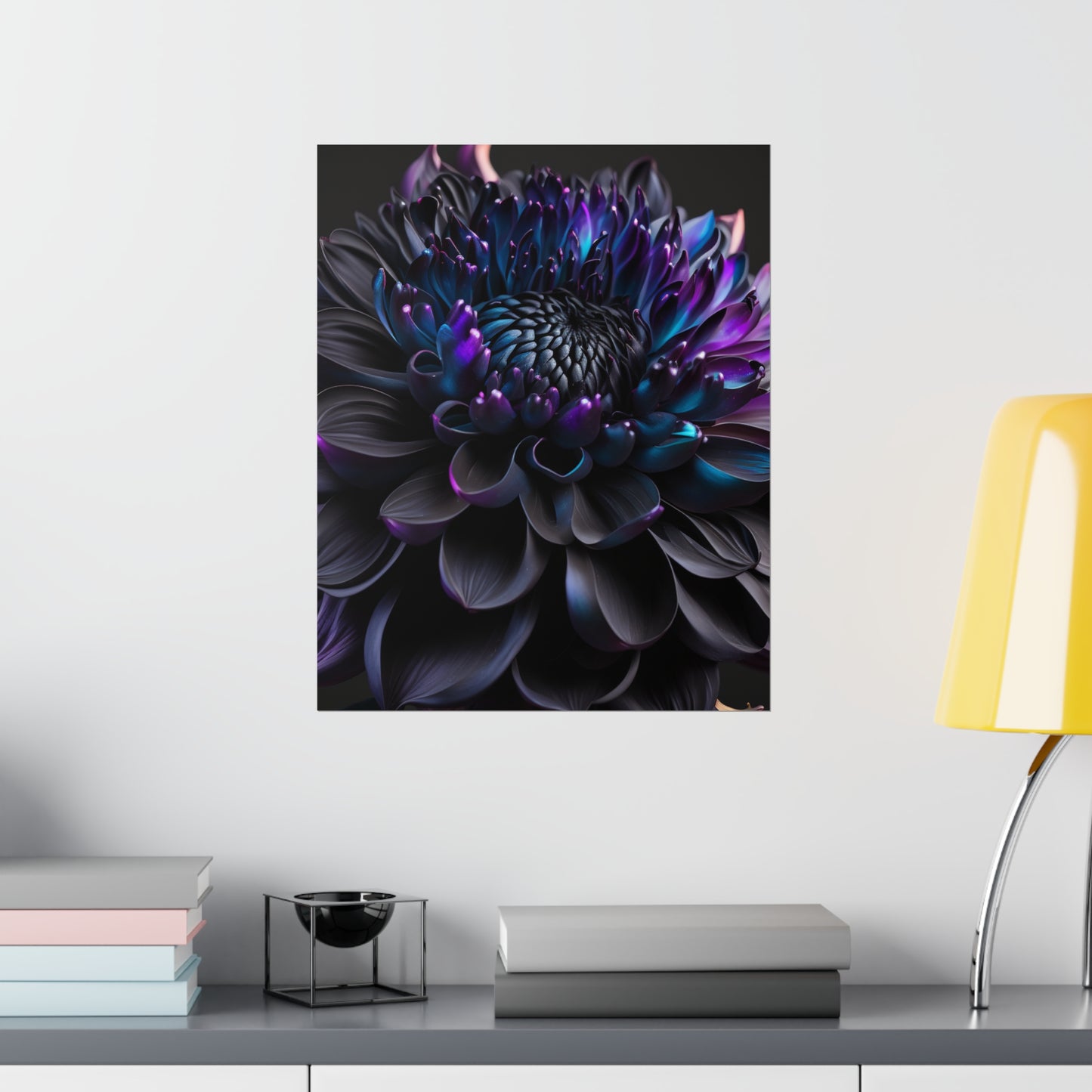 Premium Matte Vertical Posters Dahlia Purple 2