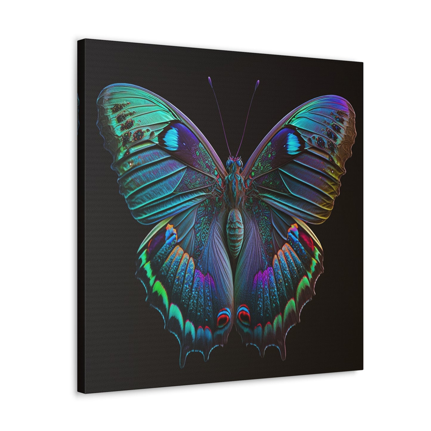 Canvas Gallery Wraps Hue Neon Butterfly 4