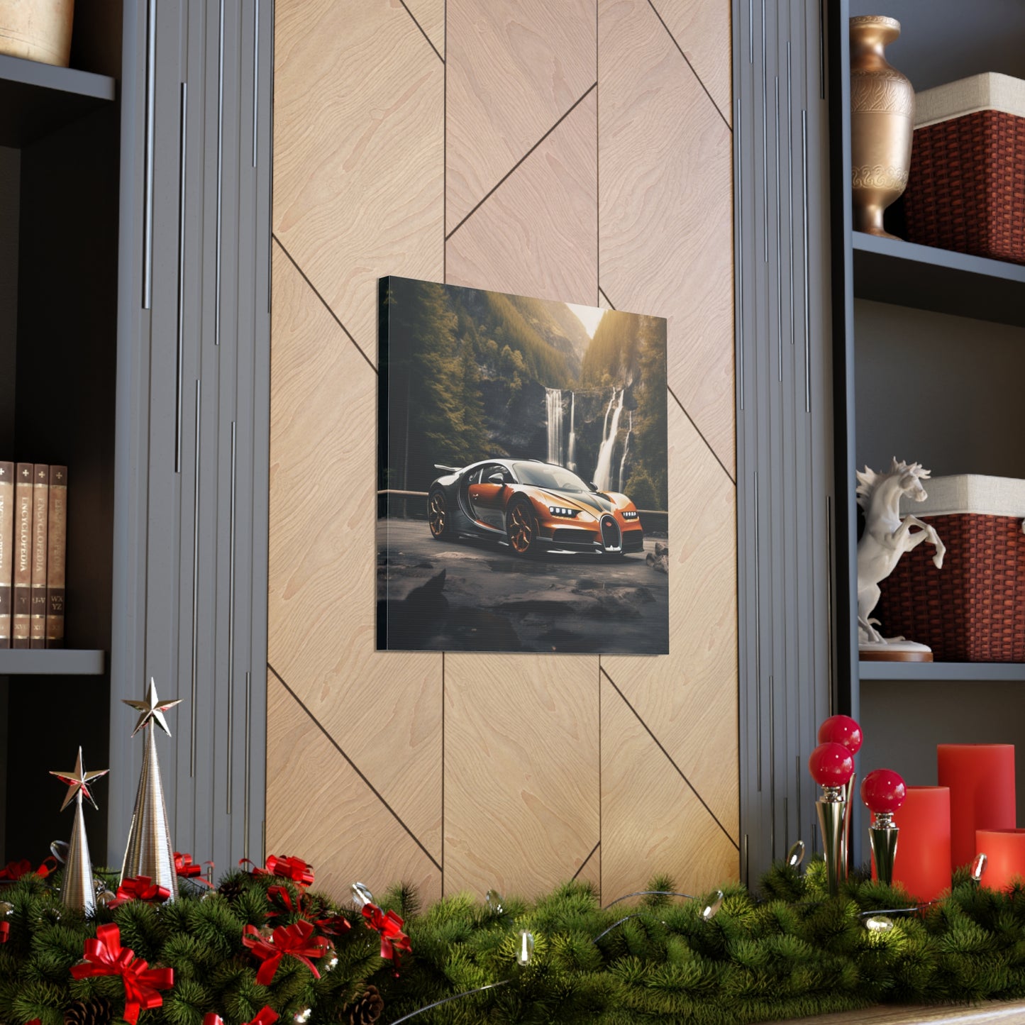 Canvas Gallery Wraps Bugatti Waterfall 3