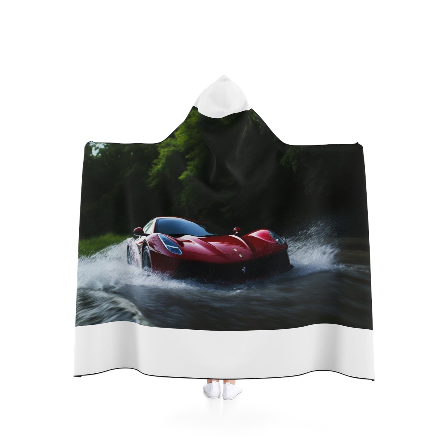 Hooded Blanket Water Ferrari Splash 1