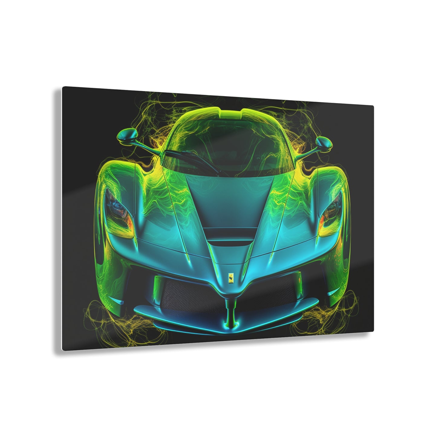 Acrylic Prints Ferrari Neon 2