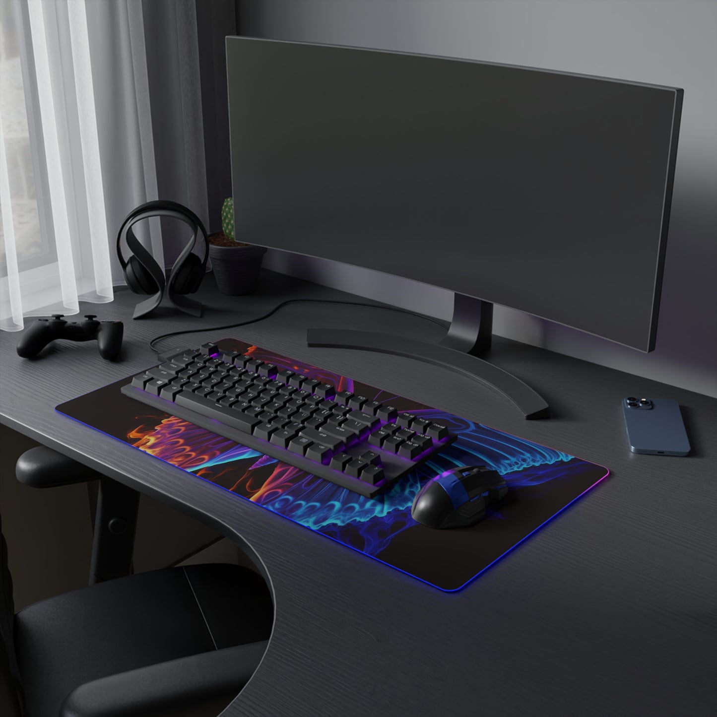 LED Gaming Mouse Pad Thermal Butterfly 1