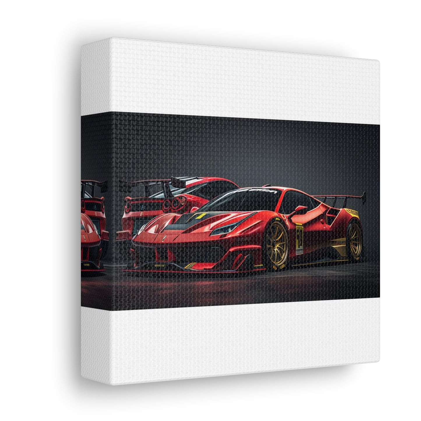 Canvas Gallery Wraps Ferrari Red 3