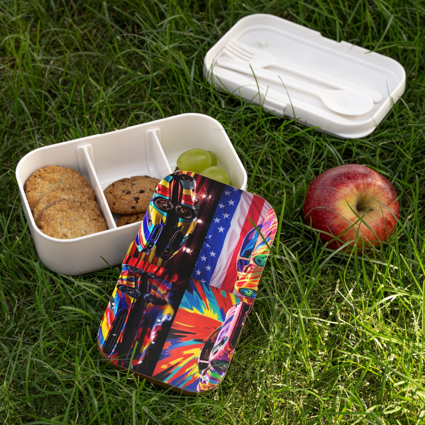 Bento Lunch Box Hyper Colorfull Ferrari 5