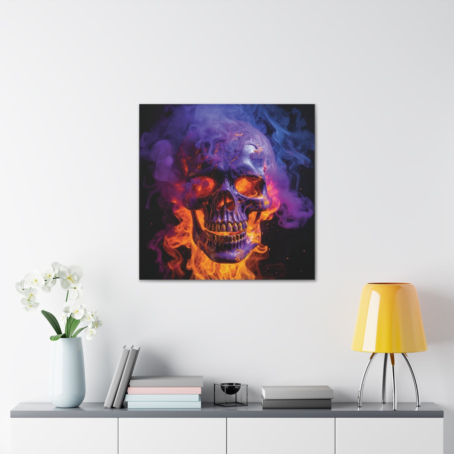 Canvas Gallery Wraps Macro Skull 1