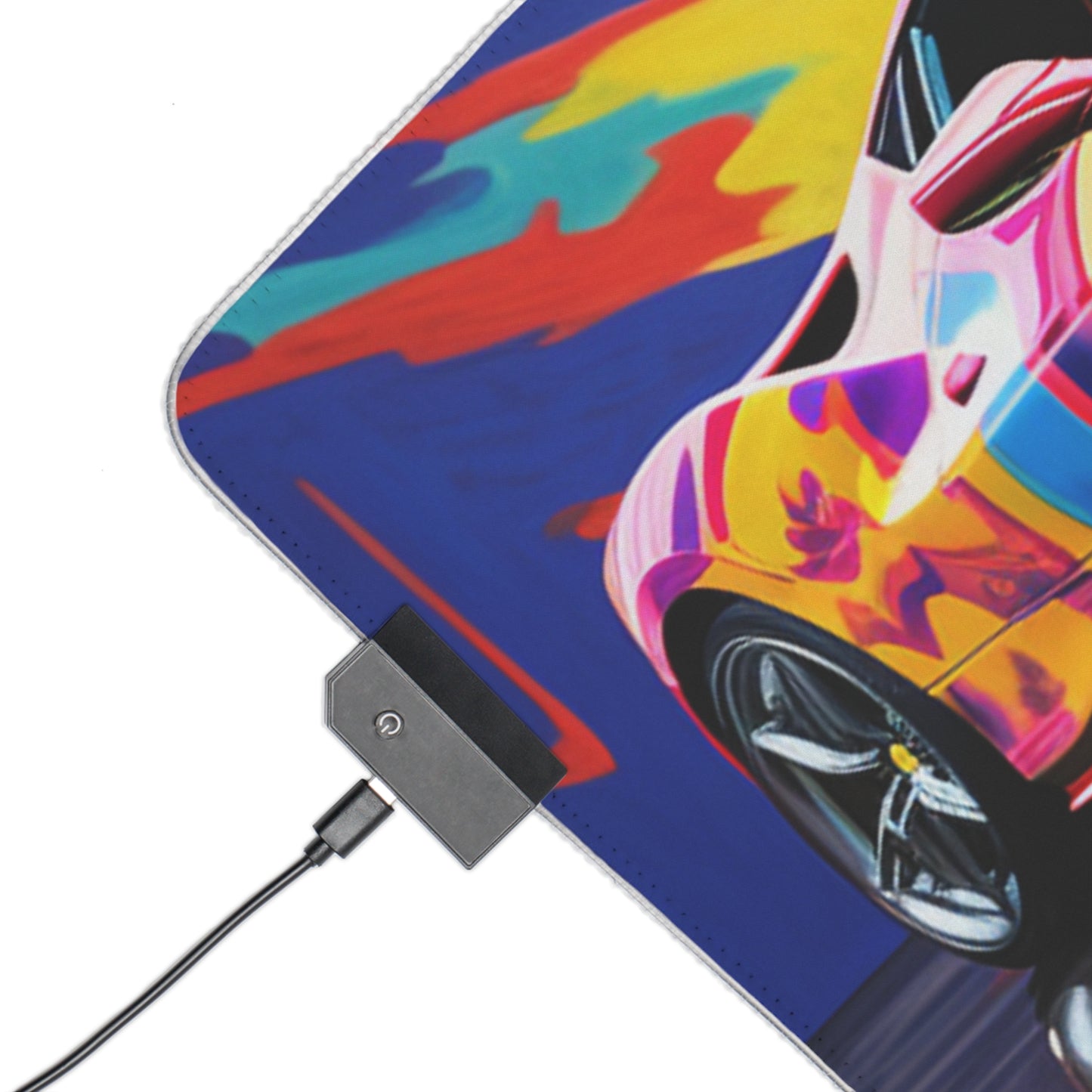 LED Gaming Mouse Pad Hyper Colorfull Ferrari 3