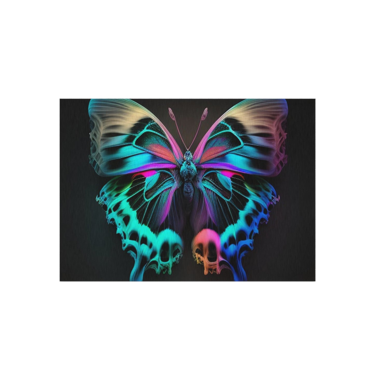 Outdoor Rug  Neon Butterfly Fusion 2