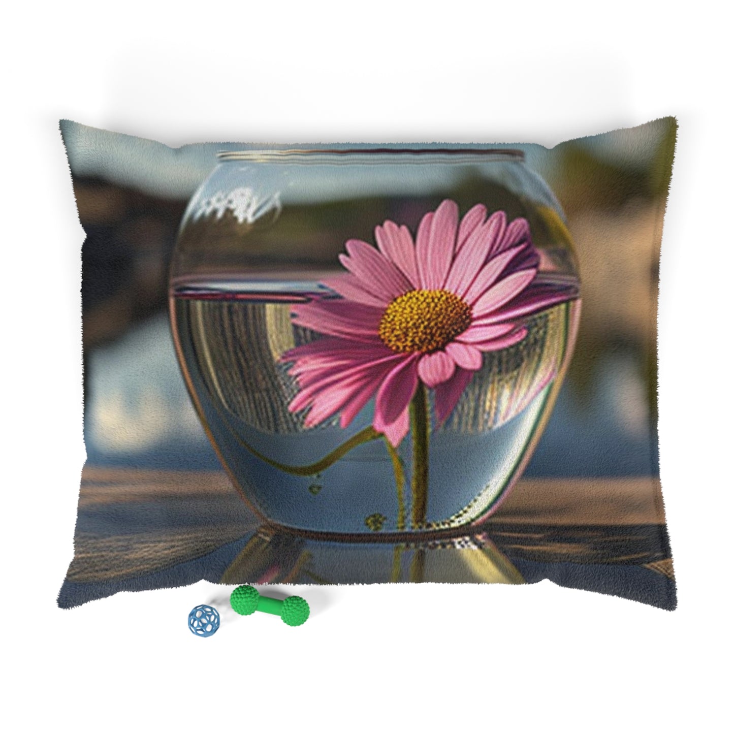 Pet Bed Pink Daisy 3