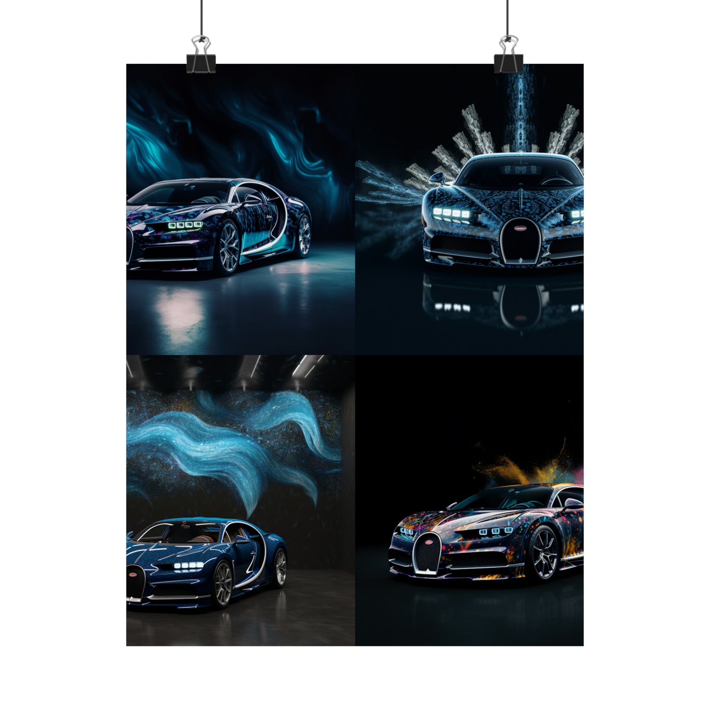 Premium Matte Vertical Posters Hyper Bugatti 5