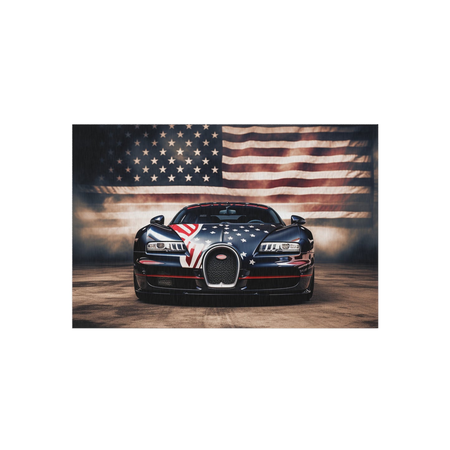 Outdoor Rug  Bugatti American Flag 2
