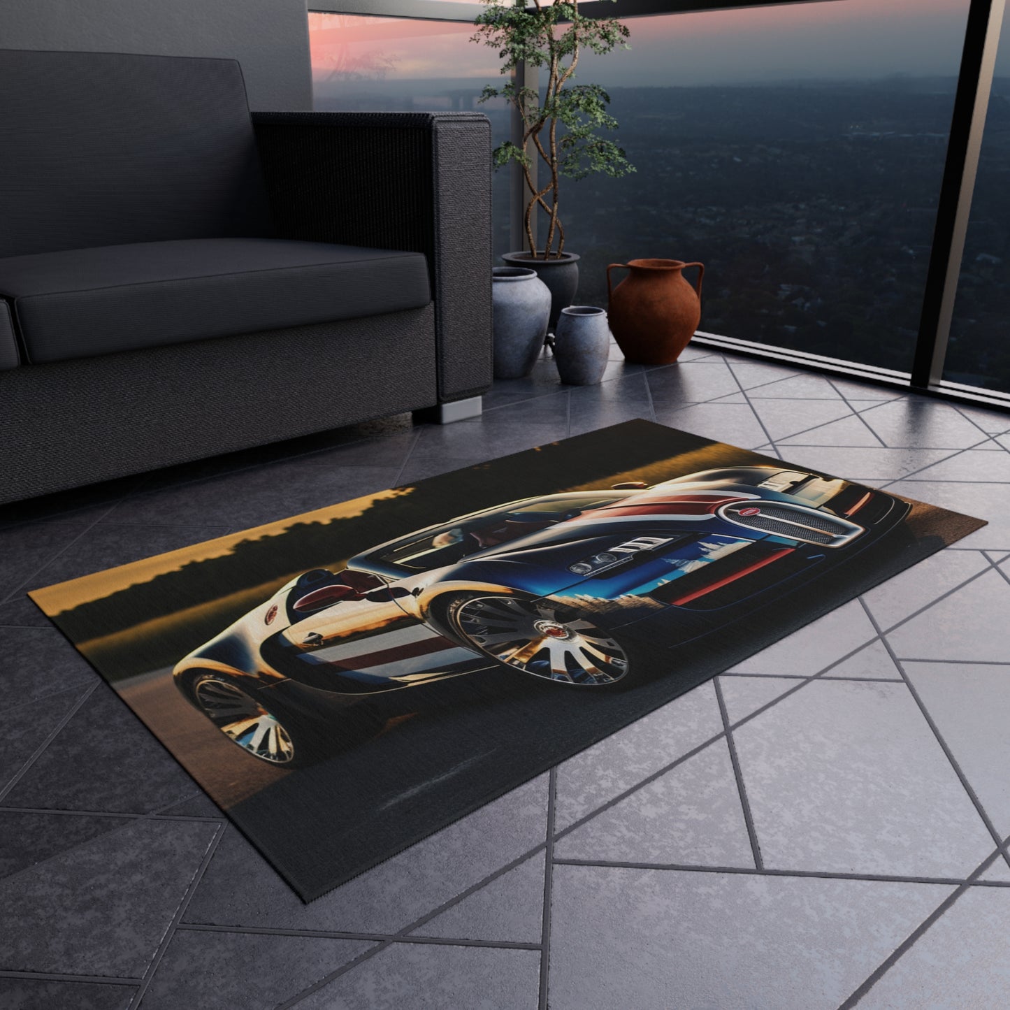 Outdoor Rug  Bugatti Flag American 3