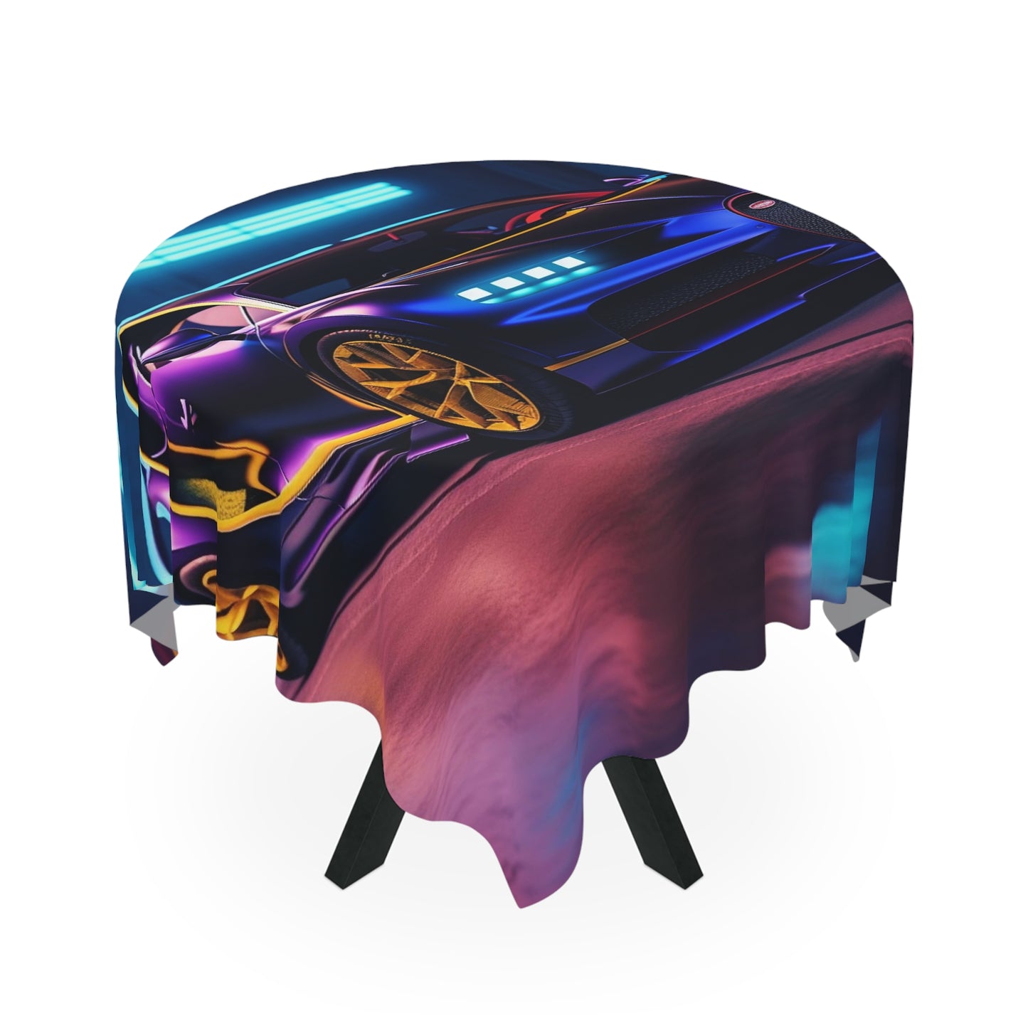 Tablecloth Hyper Bugatti Neon Chiron 4