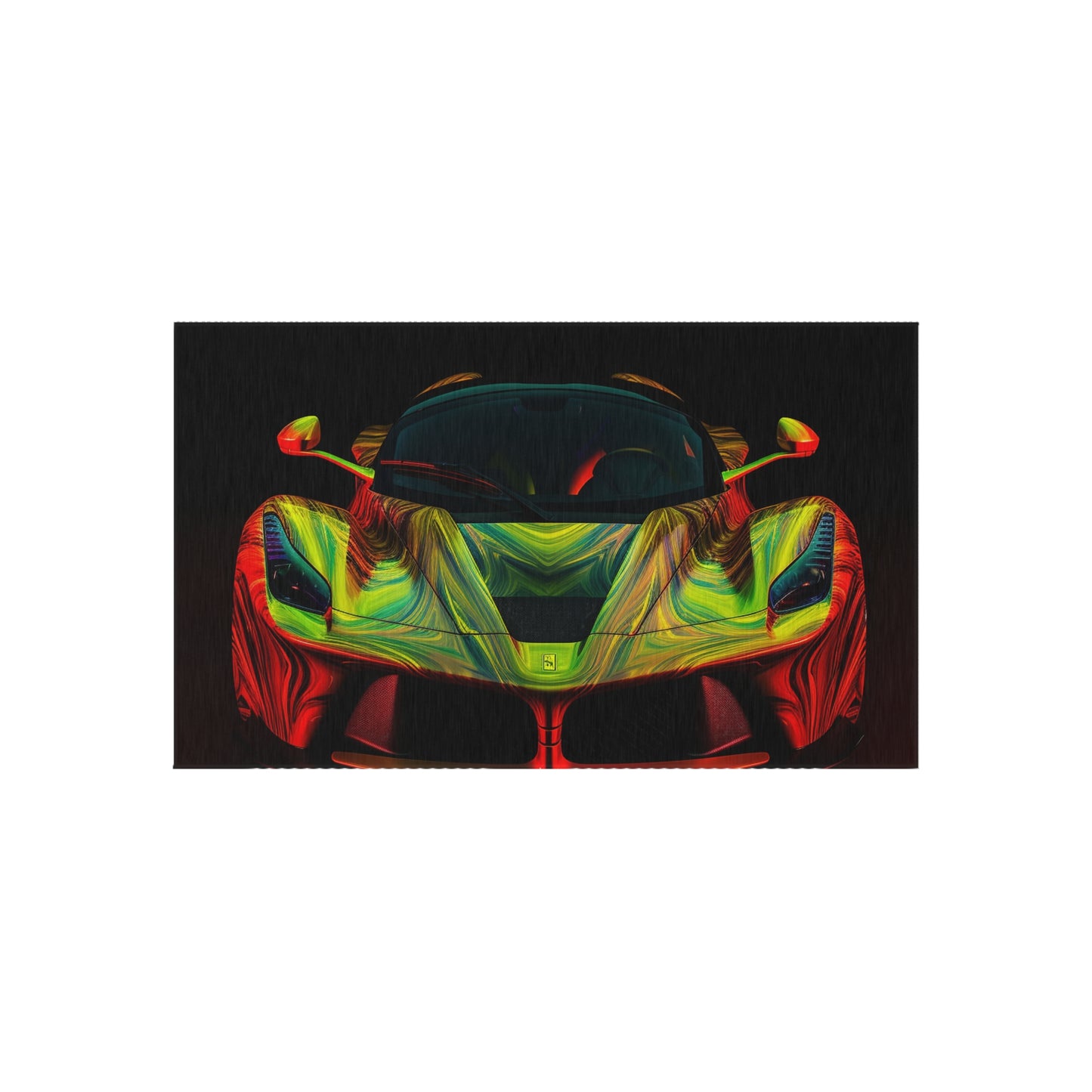 Outdoor Rug  Ferrari Neon 1