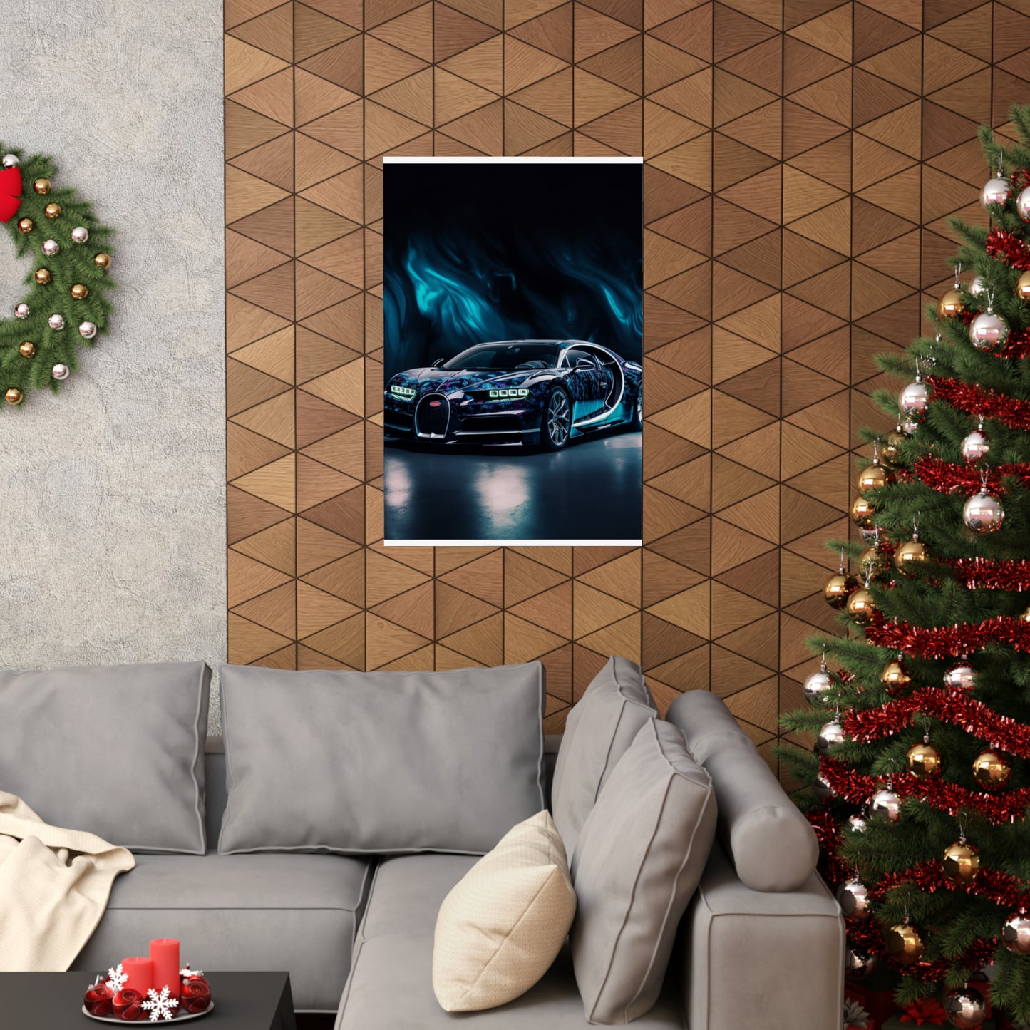 Premium Matte Vertical Posters Hyper Bugatti 1