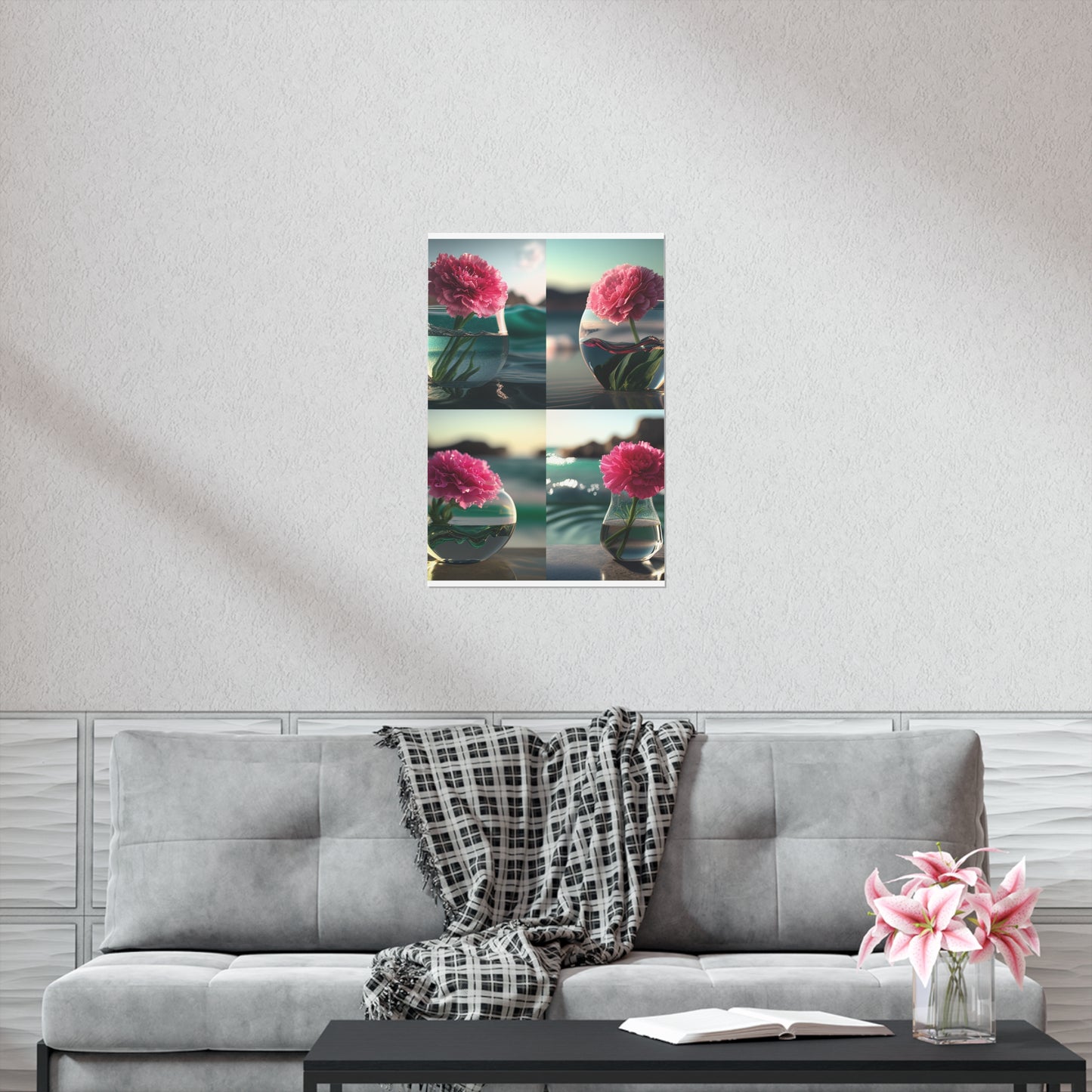 Premium Matte Vertical Posters Carnation 5