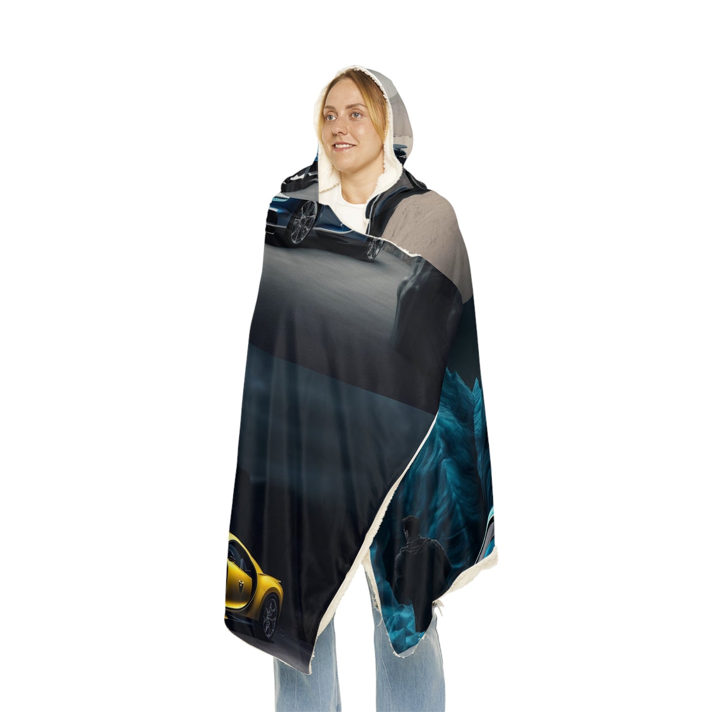 Snuggle Hooded Blanket Bugatti Real Look 5