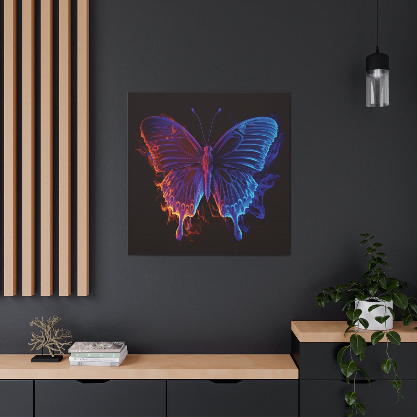 Canvas Gallery Wraps Thermal Butterfly 1