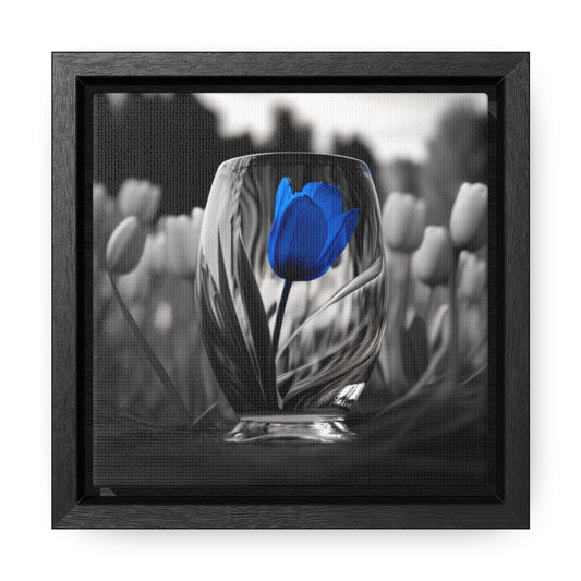 Gallery Canvas Wraps, Square Frame Tulip 4