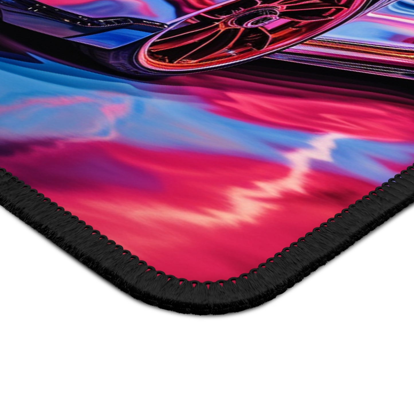 Gaming Mouse Pad  Macro American Flag Porsche 4