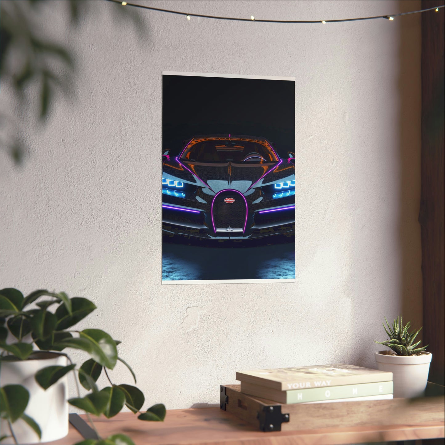 Premium Matte Vertical Posters Hyper Bugatti Chiron 2