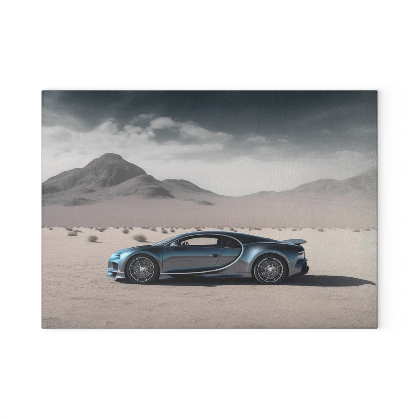 Glass Cutting Board Bugatti Real Look 1