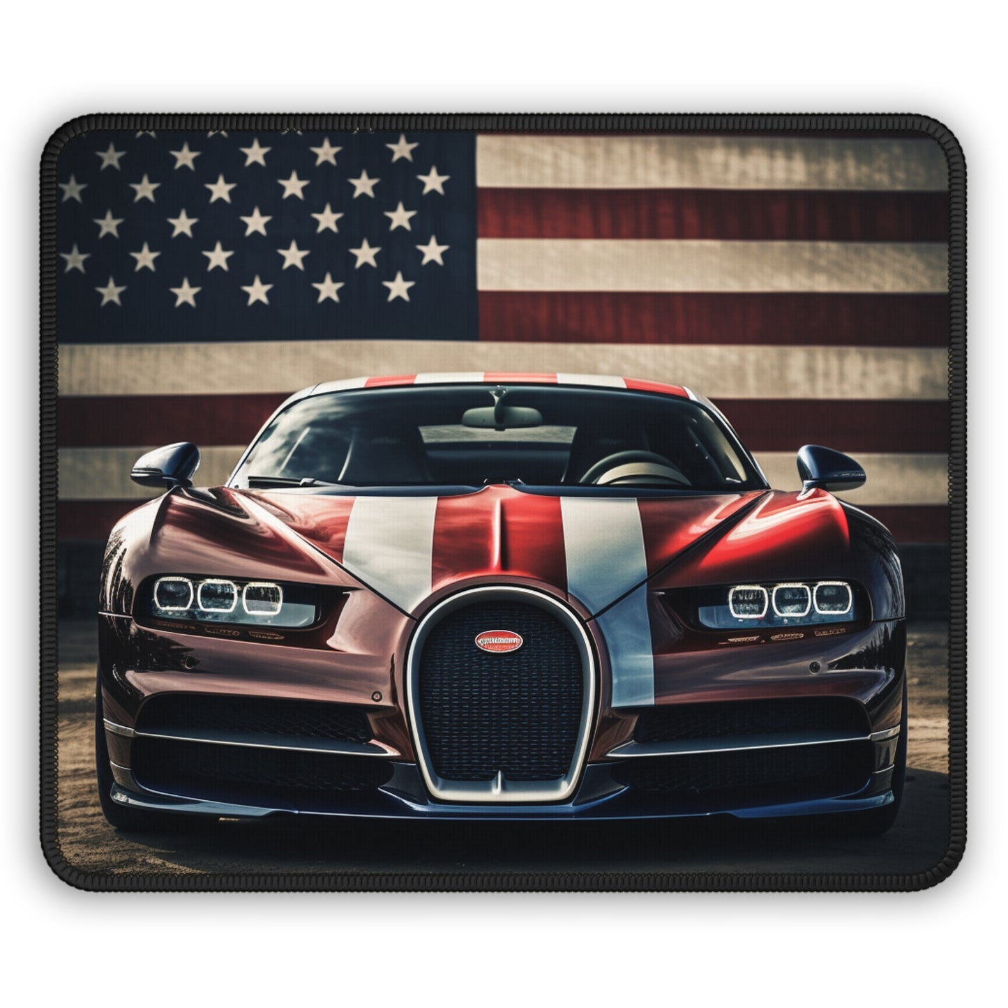 Gaming Mouse Pad  Bugatti Flag 1