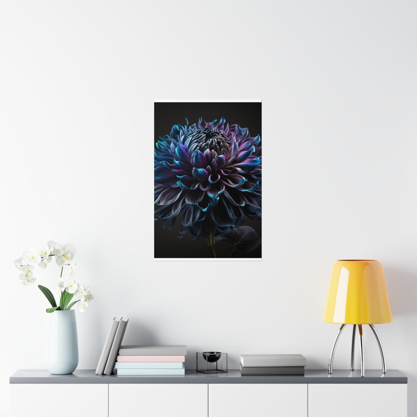 Premium Matte Vertical Posters Dahlia Purple 3