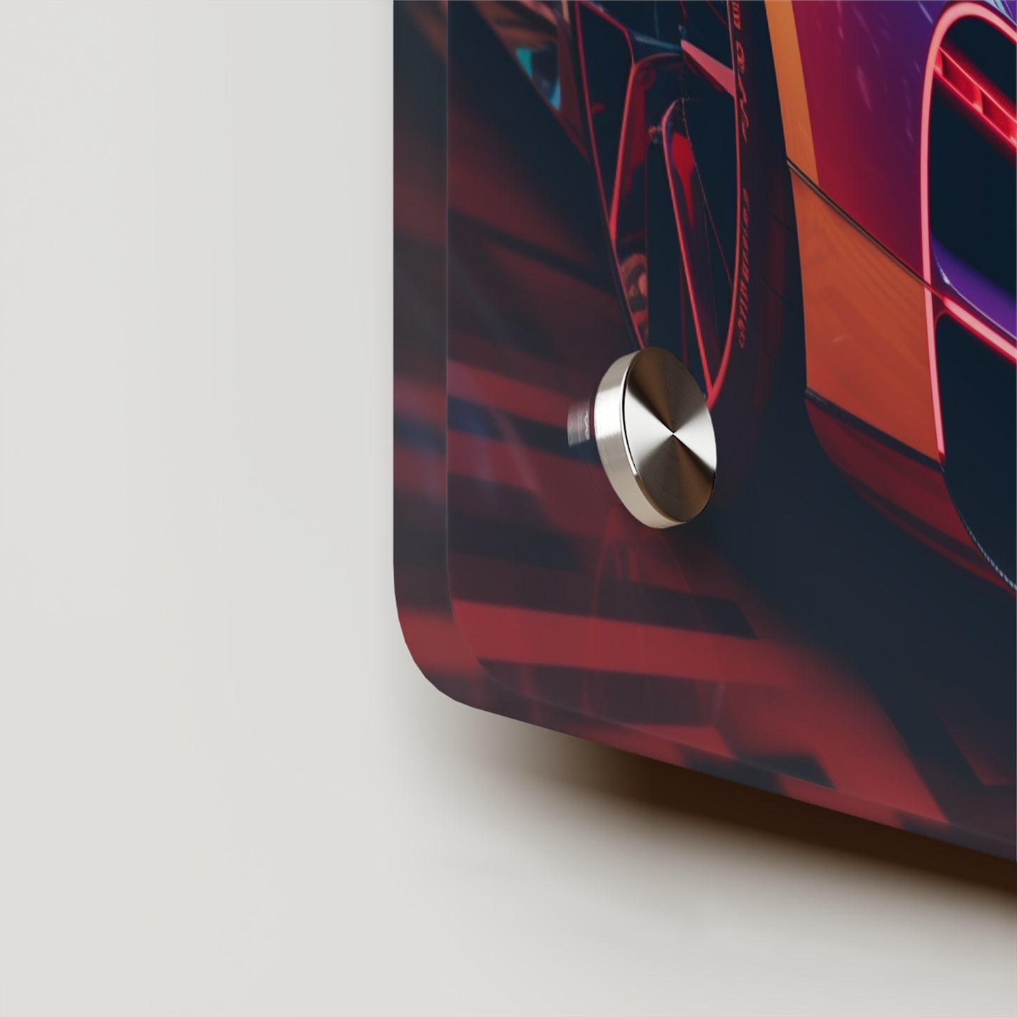 Acrylic Wall Art Panels Hyper Bugatti Neon Chiron 5