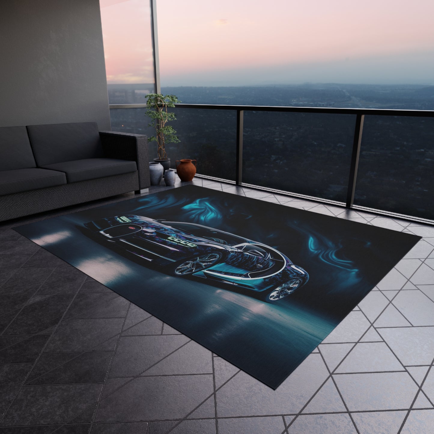 Outdoor Rug  Hyper Bugatti 1