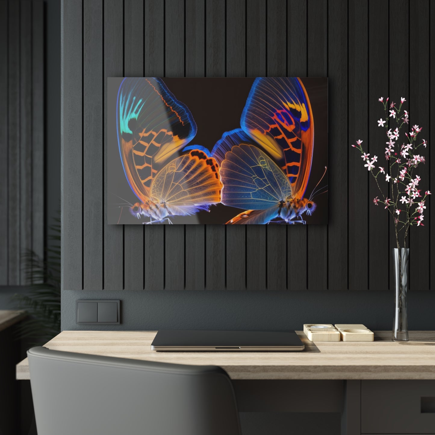 Acrylic Prints Neon Glo Butterfly 2