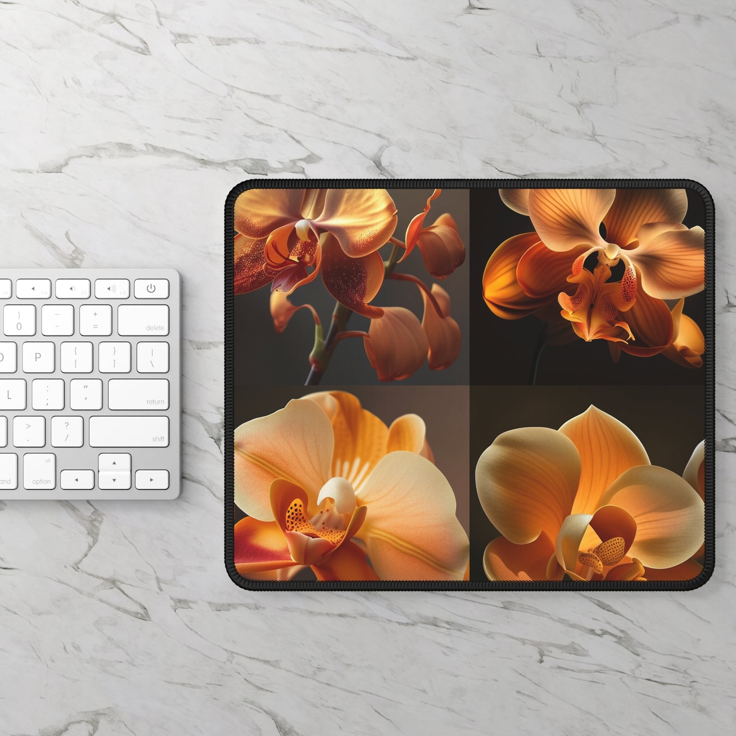 Gaming Mouse Pad  Orange Orchid 5