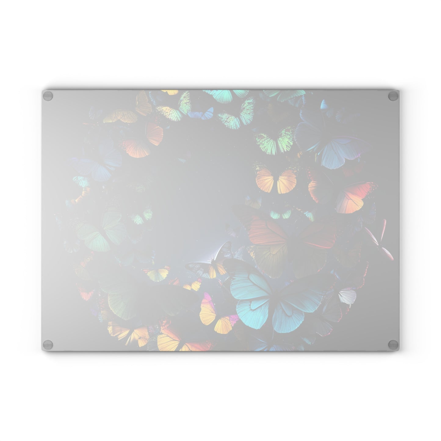 Glass Cutting Board Moon Butterfly 3